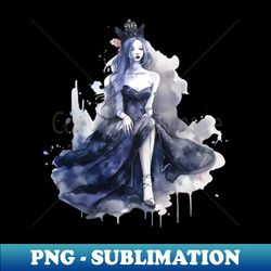 Gothic Princess Halloween Girl Woman Dark Beauty - High-Resolution PNG Sublimation File