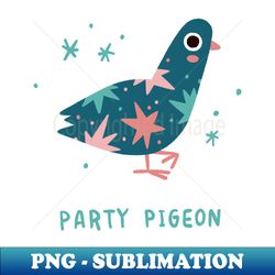 Party Pigeon - PNG Sublimation Digital Download