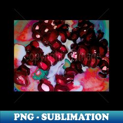 Pomegranate Seeds Colorful - Instant Sublimation Digital Download