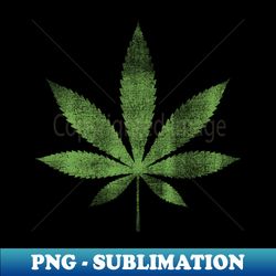 cannabis leaf (v3) - vintage sublimation png download