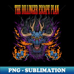 the dillinger escape plan merch vtg - exclusive png sublimation download