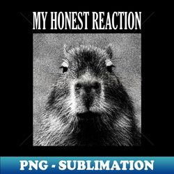My Honest Reaction Capybara - PNG Transparent Sublimation Design