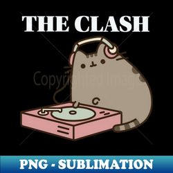 The Clash Funny Cat Style - Instant Sublimation Digital Download
