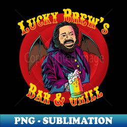 LUCKY BREW'S BAR AND GRILL - Creative Sublimation PNG Download