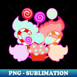 Candyland Candies Rainbow - PNG Sublimation Digital Download