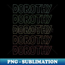 Dorothy Name Pattern - Sublimation-Ready PNG File