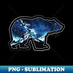 bear mountain - modern sublimation png file