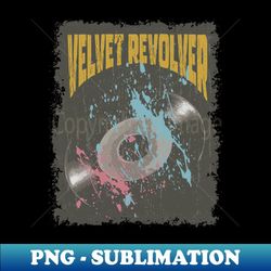 Velvet Revolver Vintage Vynil - Creative Sublimation PNG Download