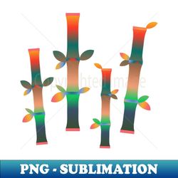 Colorful, tie-dye Bamboo's - Professional Sublimation Digital Download