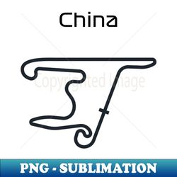 F1 china track design - Sublimation-Ready PNG File
