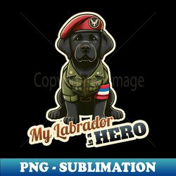 Labrador Retriever soldier - Stylish Sublimation Digital Download