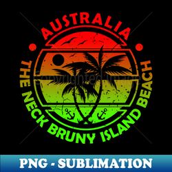 The Neck Bruny Island Beach Australia Tasmania Tropical Palm Trees Ship Anchor - Summer - Premium Sublimation Digital Download - Revolutionize Your Designs