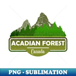acadian forest canada - nature landscape - decorative sublimation png file - perfect for sublimation art