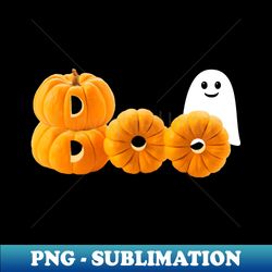 Ghostly Boo Hauntingly Playful Halloween Spirit - Instant PNG Sublimation Download - Boost Your Success with this Inspirational PNG Download
