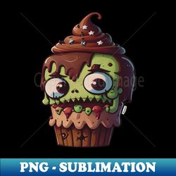 Ghastly Ginger - Creepy Cupcakes By SWARV - Digital Sublimation Download File - Bring Your Designs to Life