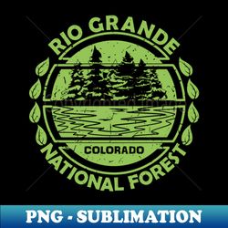 Rio Grande National Forest Colorado State Nature Landscape - Premium Sublimation Digital Download - Revolutionize Your Designs
