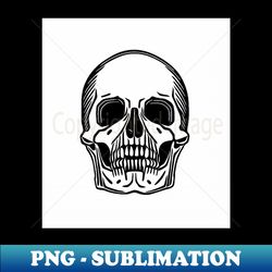 Skeleton head - Premium PNG Sublimation File - Enhance Your Apparel with Stunning Detail