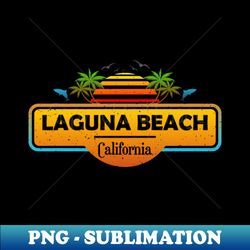 Laguna Beach California Tropical Palm Trees Sunset - Summer - Premium Sublimation Digital Download - Instantly Transform Your Sublimation Projects