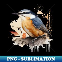 nuthatch bird on a tree branch 20 - professional sublimation digital download - perfect for creative projects