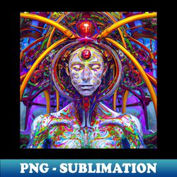 Hyperdimensional Android 2 - PNG Sublimation Digital Download - Perfect for Creative Projects