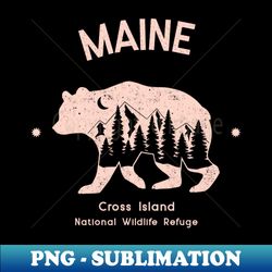 Cross Island National Wildlife Refuge - Instant PNG Sublimation Download - Instantly Transform Your Sublimation Projects