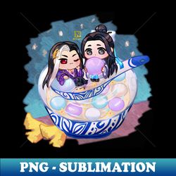YanShen TangYuan - PNG Transparent Digital Download File for Sublimation - Fashionable and Fearless