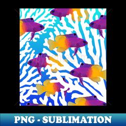 regal blue tang marine aquarium fish  coral reef wildlife - stylish sublimation digital download - instantly transform your sublimation projects