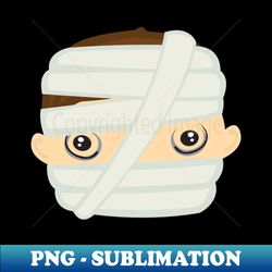 Face of the Cute Mummy Design for Halloween - Exclusive Sublimation Digital File - Bold & Eye-catching