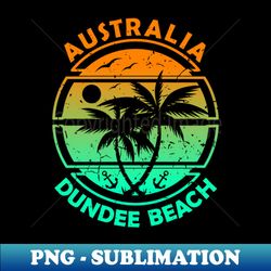 Dundee Beach Australia Darwin NT Tropical Palm Trees Ship Anchor - Summer - Signature Sublimation PNG File - Perfect for Sublimation Mastery