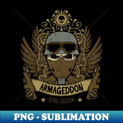 ARMAGEDDON - CREST EDITION - Elegant Sublimation PNG Download - Perfect for Sublimation Mastery