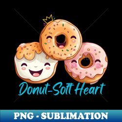 donut-soft heart embrace love and sweetness - png sublimation digital download - create with confidence