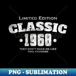 1968 birthday - PNG Transparent Digital Download File for Sublimation - Vibrant and Eye-Catching Typography