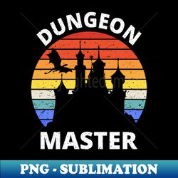 Vintage Retro Dungeon Master I - Artistic Sublimation Digital File - Perfect for Creative Projects