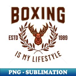 Boxing Life - Elegant Sublimation PNG Download - Enhance Your Apparel with Stunning Detail