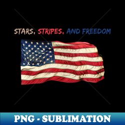 american flag - Exclusive Sublimation Digital File - Add a Festive Touch to Every Day