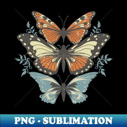 Vintage Butterfly Bliss - Instant Sublimation Digital Download - Enhance Your Apparel with Stunning Detail