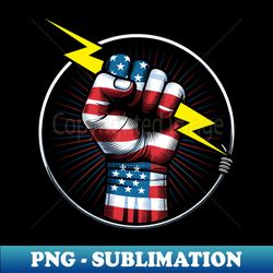 Electrician American flag lineman electricity electrical worker - Trendy Sublimation Digital Download - Create with Confidence