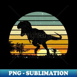 Vintage Retro Sunset - Artistic Sublimation Digital File - Create with Confidence
