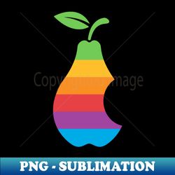 Pear Black - Exclusive PNG Sublimation Download - Transform Your Sublimation Creations