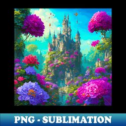 Fairy-tale Castle - Decorative Sublimation PNG File - Perfect for Personalization