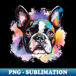 French bulldog lover bulldog art - Instant PNG Sublimation Download - Instantly Transform Your Sublimation Projects