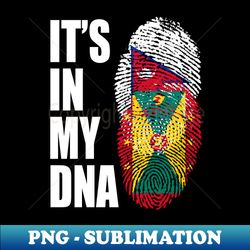 Grenadian And Nepalese Mix DNA Flag Heritage - Exclusive Sublimation Digital File - Perfect for Personalization