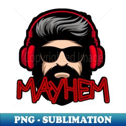 Mayhem logo - Vintage Sublimation PNG Download - Unleash Your Inner Rebellion