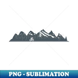 cyclist mountain biker gift - elegant sublimation png download - defying the norms
