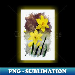 Daffodil Spring Flower - Modern Sublimation PNG File - Defying the Norms
