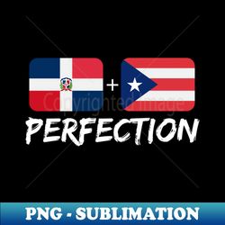 Dominican Plus Puerto Rican Perfection Mix Gift - High-Resolution PNG Sublimation File - Perfect for Sublimation Mastery