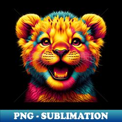 Cute Lion Baby - Premium PNG Sublimation File - Vibrant and Eye-Catching Typography