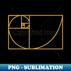 golden ratio - Special Edition Sublimation PNG File - Perfect for Personalization