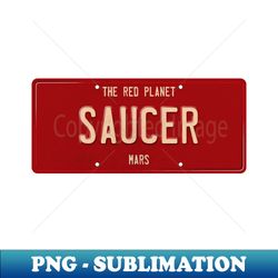 Mars License Plate - Decorative Sublimation PNG File - Perfect for Sublimation Art