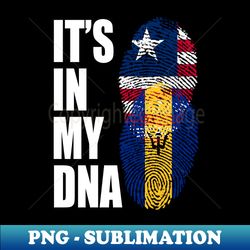 Liberian And Barbadian Mix Heritage DNA Flag - Trendy Sublimation Digital Download - Perfect for Creative Projects